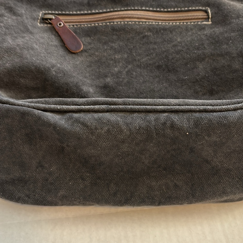 Myra Bag Brown And Orange Patterned Shoulder Bag - image 6